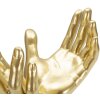 Rzeźba dłoni Mauro Ferretti Peace Hands 25x15x24 cm złota