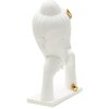 Mauro Ferretti Popiersie Buddy 21,5x13x36 cm białe złoto