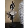 Mauro Ferretti figurka tancerki 17x14x43 cm czarny srebrny
