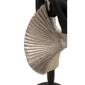 Mauro Ferretti figurka tancerki 14x14x42,5 cm czarny srebrny