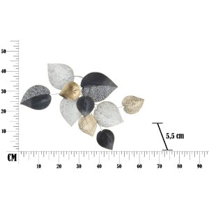 Panel ścienny Mauro Ferretti Half Leaf 62,5x5,5x40 cm wielokolorowy
