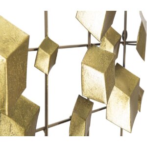 Panel ścienny Mauro Ferretti Abstract 90,5x3,5x50 cm w kolorze złotym