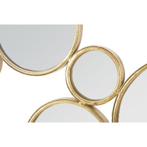 Panel ścienny Mauro Ferretti z lustrami 100x2,3x51,5 cm w kolorze złotym