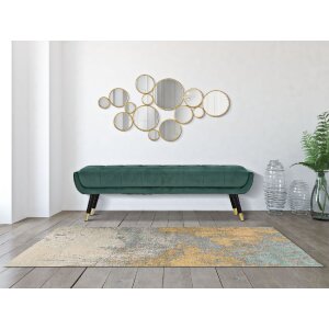 Panel ścienny Mauro Ferretti z lustrami 100x2,3x51,5 cm w kolorze złotym