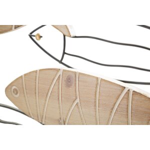 Mauro Ferretti panel ścienny ryba 60x2x30 cm czarny naturalny kolor