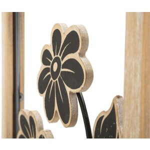 Mauro Ferretti Girish 30x2,5x60 cm brązowo-czarny panel ścienny wykonany z żelaza i MDF