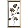Mauro Ferretti Girish 30x2,5x60 cm brązowo-czarny panel ścienny wykonany z żelaza i MDF