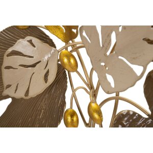 Mauro Ferretti panel ścienny Browy 50,2x5,1x50,2 cm brązowo-złoty