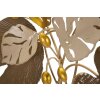 Mauro Ferretti panel ścienny Browy 50,2x5,1x50,2 cm brązowo-złoty
