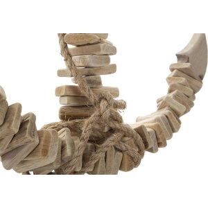 Mauro Ferretti Dekoracja wisząca Anchor Nature 39x7x46 cm naturalny