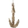 Mauro Ferretti Dekoracja wisząca Anchor Nature 39x7x46 cm naturalny