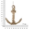 Mauro Ferretti Dekoracja wisząca Anchor Nature 39x7x46 cm naturalny