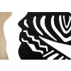 Mauro Ferretti panel ścienny Tribal 53x2x80 cm czarny brązowy