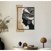 Mauro Ferretti panel ścienny Tribal 53x2x80 cm czarny brązowy