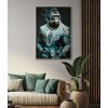 Mauro Ferretti fototapeta ścienna Kongy 62x4x92 cm turkusowy czarny
