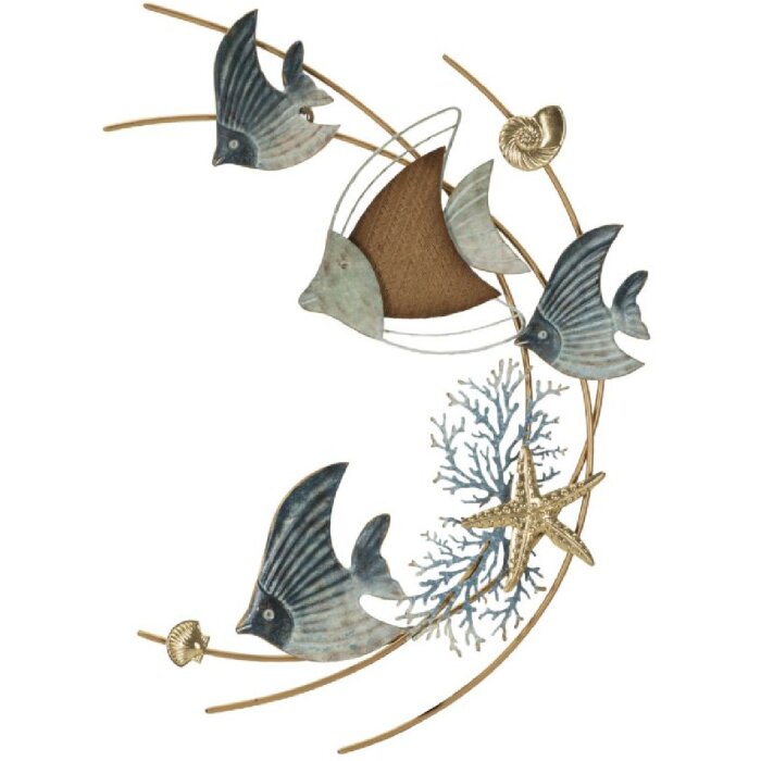 Mauro Ferretti panel ścienny Dory 61x5x86 cm niebieskie złoto