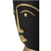 Mauro Ferretti Wazon Tribal Ø 25x25 cm czarne złoto