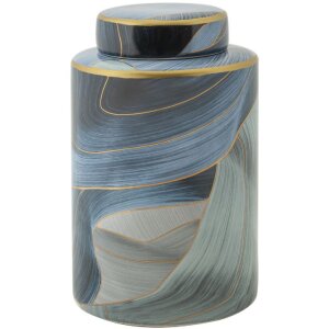 Mauro Ferretti Wazon Elegant Ø 15x24 cm niebieskie...