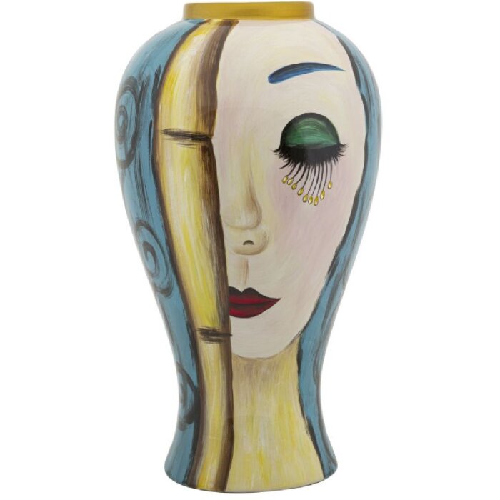 Mauro Ferretti wazon art face Ø 28x50 cm wielokolorowy