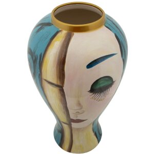 Mauro Ferretti wazon art face Ø 28x50 cm wielokolorowy