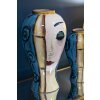 Mauro Ferretti wazon art face Ø 28x50 cm wielokolorowy