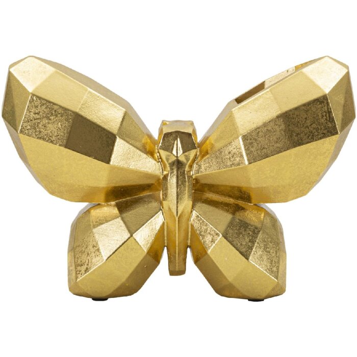 Mauro Ferretti wazon motyl 22,5x8x15 cm złoty