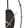 Zegar ścienny Mauro Ferretti pearl Ø61x4,5 cm czarne złoto