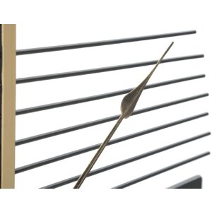 Zegar ścienny Mauro Ferretti Glam Stick Ø60x4,5 cm czarne złoto