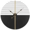 Zegar ścienny Mauro Ferretti Glam Stick Ø60x4,5 cm czarne złoto