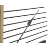 Zegar ścienny Mauro Ferretti Glam Stick Ø60x4,5 cm czarne złoto