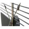 Zegar ścienny Mauro Ferretti Glam Stick Ø60x4,5 cm czarne złoto