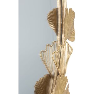 Mauro Ferretti lustro ścienne liść 61,5x3x78 cm złote
