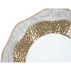 Mauro Ferretti lustro ścienne Shai Light Ø 54,5x4,5 cm złoty kremowy