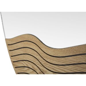 Mauro Ferretti lustro ścienne linie 50x1,5x80 cm naturalne