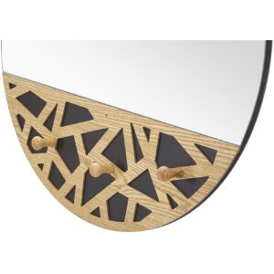 Mauro Ferretti lustro ścienne Carv 60x5,3x90 cm naturalny czarny