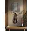 Mauro Ferretti lustro ścienne Carv 60x5,3x90 cm naturalny czarny