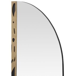 Mauro Ferretti lustro ścienne Terry 60x1x90 cm naturalny czarny