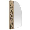 Mauro Ferretti lustro ścienne Terry 60x1x90 cm naturalny czarny