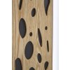 Mauro Ferretti lustro ścienne Terry 60x1x90 cm naturalny czarny
