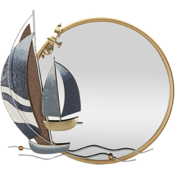 Lustro ścienne Mauro Ferretti sail 71x8x64 cm wielokolorowe