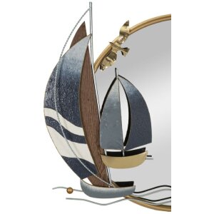 Lustro ścienne Mauro Ferretti sail 71x8x64 cm wielokolorowe