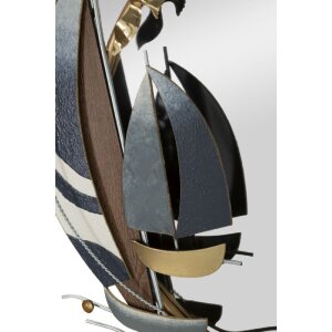 Lustro ścienne Mauro Ferretti sail 71x8x64 cm wielokolorowe