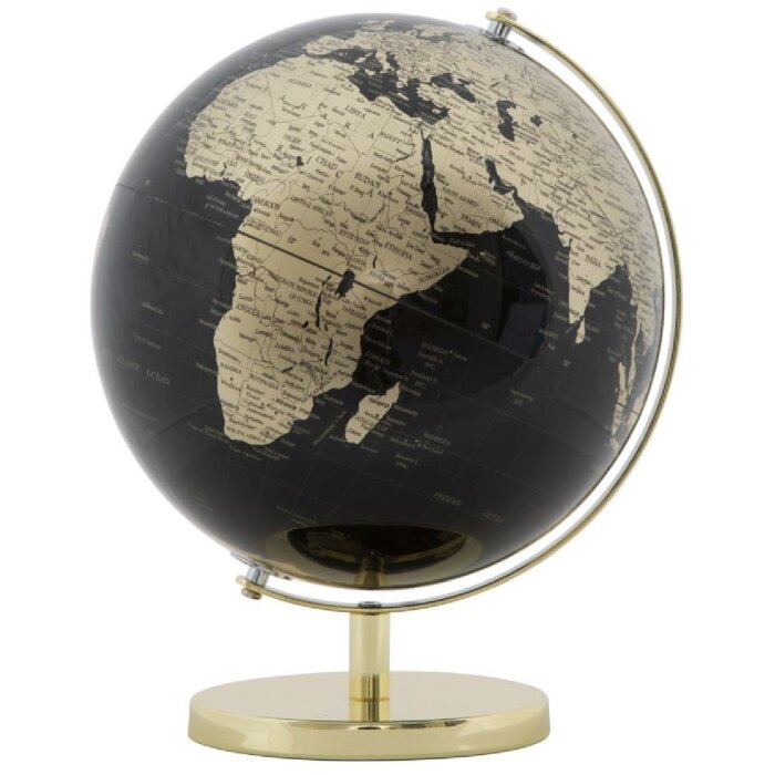 Mauro Ferretti Globe Gold Ø 25x34 cm czarne złoto