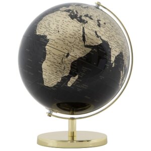Mauro Ferretti Globe Gold Ø 25x34 cm czarne złoto