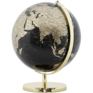 Mauro Ferretti Globe Gold Ø 25x34 cm czarne złoto