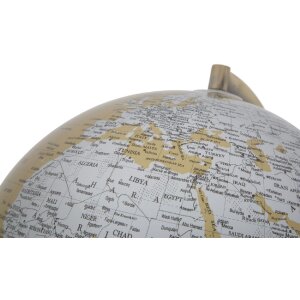 Mauro Ferretti Globe Orange z podświetleniem Ø 25x38 cm złoty srebrny