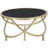 Mauro Ferretti stolik Ring Ø 40x80 cm czarne złoto