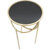 Mauro Ferretti stolik Ring Ø 40x80 cm czarne złoto