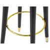 Mauro Ferretti stołek barowy Paris Ø 35x74 cm petrol gold czarny
