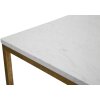 Mauro Ferretti stolik boczny Double Marble 47x47x60 cm złoty biały